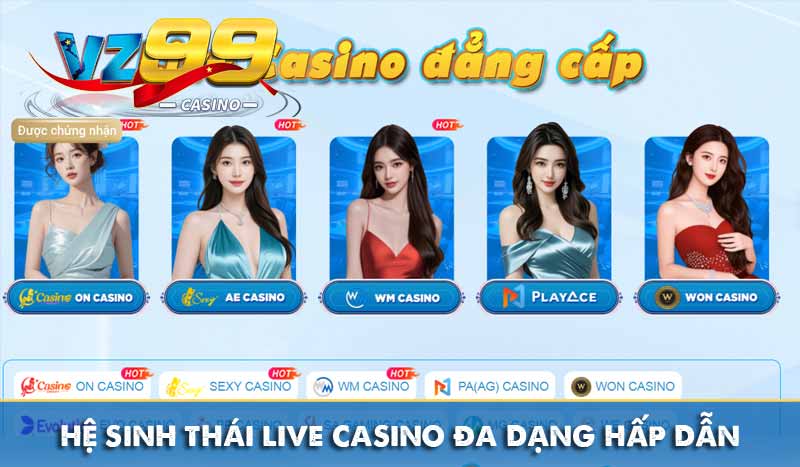TRANG CHỦ 97 hệ sinh thái live casino đa dạng hấp dẫn